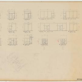 Royal Globe Insurance. Elevations of Screens & Details