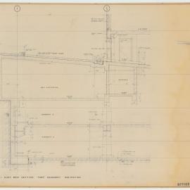 Royal Globe Insurance. East West Section Thru Basement Sub-Station