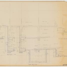Royal Globe Insurance. Basement Details West Wall