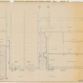 Royal Globe Insurance. Basement Details Section Thru Core