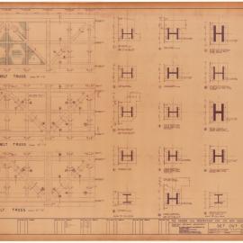 SET OUT OF BELT TRUSSES [BHP House]