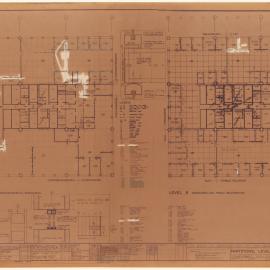 PARTITIONS, LEVELS 7-8 CORRESPONDENCE, PURCHASING. TREASURERS, A.W.I. PUBLIC RELATIONS, TAX. [BHP House]
