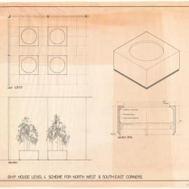 BHP HOUSE LEVEL 4 SCHEME FOR NORTH WEST & SOUTH EAST CORNERS