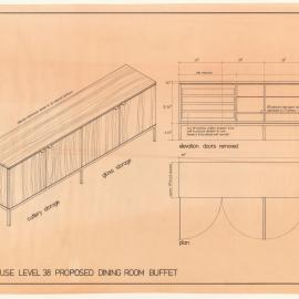 BHP HOUSE LEVEL 38 PROPOSED DINING ROOM BUFFET [BHP House]