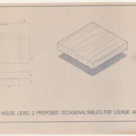 BHP HOUSE LEVEL 2 PROPOSED OCCASIONAL TABLES FOR LOUNGE AREAS [BHP House]