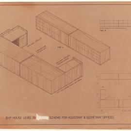 ASSISTANTS & SECRETARY'S WORK STATION [BHP House]