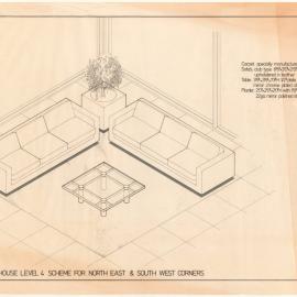 BHP HOUSE LEVEL 4 SCHEME FOR NORTH WEST & SOUTH EAST CORNERS [BHP House]