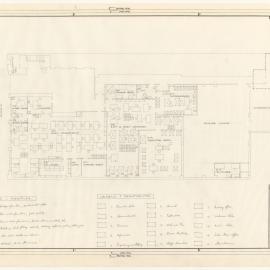 B.H.P. EXISTING CONDITIONS SURVEY ESSINGTON LEWIS HOUSE GROUND FL. [BHP House]