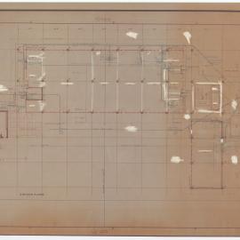 [La Trobe University Agora] Ground Floor. Plumbing, Sewerage, Cold Water & Fire Service