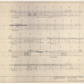 [La Trobe University Agora Extension - Stage 2] Elevations & Sections