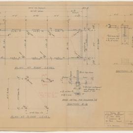 ['Cabana' for Mrs. A.S. Pierce Residence]. Marking Plan and General Management of Main Block