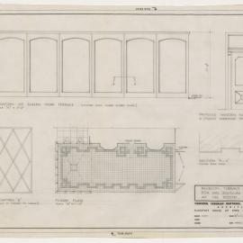 [Douglas Carnegie Residence]. Pavilion, Terrace and Screen