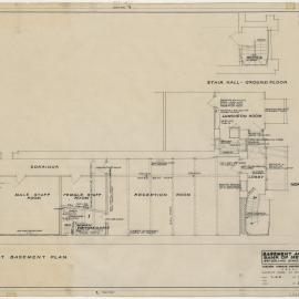 [Bank of New Zealand]. Basement Alterations