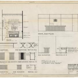 [National Capital Development Commission]. Furniture and Fittings, Court Room, 2nd Floor, South Building, Civic Offices, Canberra