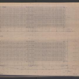 [State Government Offices - Treasury Place]. East and West Elevations Stage 1