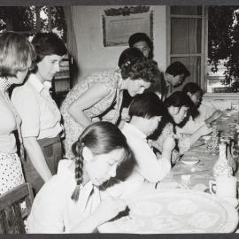 [Tamie Fraser and others viewing ceramics in China]