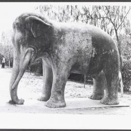 [Elephant statue taken during a visit to China]