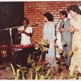 [Tamie Fraser and others during a visit to Lagos, Nigeria]