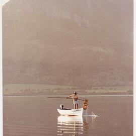 [Lake fishing scene during a visit by Malcolm Fraser to Zambia and Nigeria]