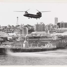 [Military helicopter during the Commonwealth Heads of Government Regional Meeting]
