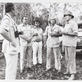 [Malcolm Fraser and others duringa  visit to the Northern Territory]