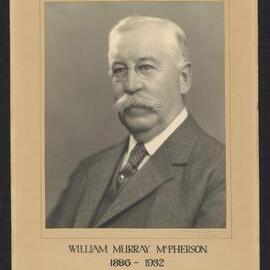 Photographic portrait of William Murray McPherson 1886-1932