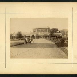 "Rostrevor" Magill South Australia. Jim, Aunt Harriett, Aunt Julia, Mary