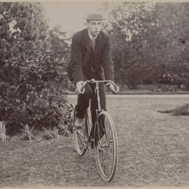 [Russell on bicycle,] Harleston