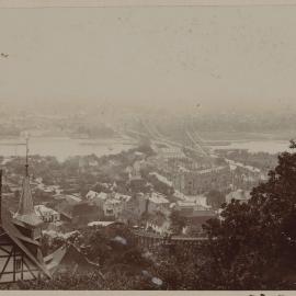 Panorama of Dresden & Elbe River from Loschwitzh