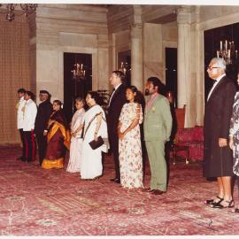 [Malcolm Fraser and others at the Commonwealth Heads of Government Regional Meeting]