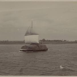 [Pin flat barge on St Lawrence]