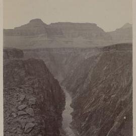 Looking down the River in Canyon, 'West'