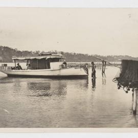 [Boat in river, 'The Thistle]