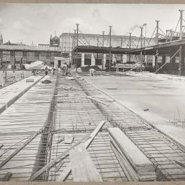 [Yarra Falls partially constructed front façade and side wall]