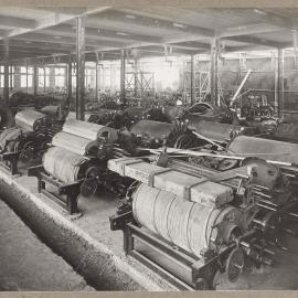 [Yarra Falls factory interior partially constructed]
