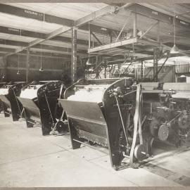 [Yarra Falls interior - mechanised looms]