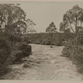 Shannon River flowing from Great Lake, Tasmania