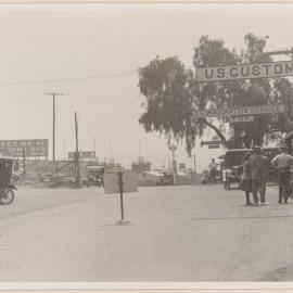 [The Mexican border]