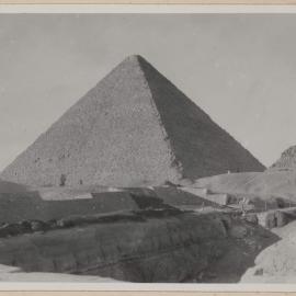 [View of pyramid in Cairo, Egypt]