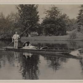 [Punting on the Thames, Cookham]