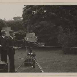 [Filming the Comical Dog Show]