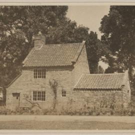 [External front view of Cooks' Cottage Fitzroy Gardens, Melbourne]