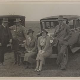 [Mabs, Gwen Kelly and three unidentified men,] Caramut North