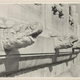 [Dragon head gargoyles,] Temple of Heaven, Peiping [China]