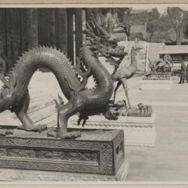 [Dragon statue,] Summer Palace Peiping [China]