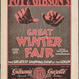 Gibsonia Gazette, Great Winter Fair, Perth 1929