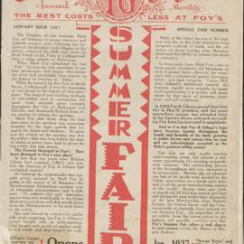 Gibsonia Gazette, Summer Fair, Perth January 1927