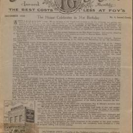 Gibsonia Gazette, Perth December 1926