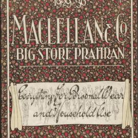 Catalogue Big Store, Prahran 1929 - 30
