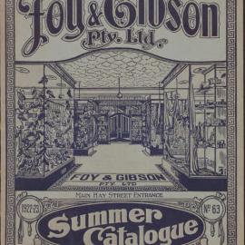 Summer Catalogue, Perth 1922 - 23